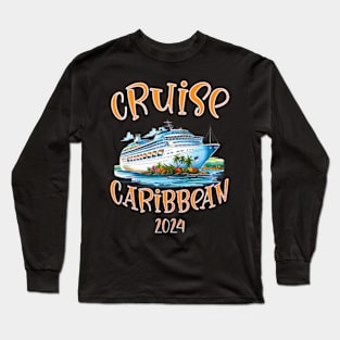 Cruise Caribbean Together Family Making Memories At Sea Long Sleeve T-Shirt